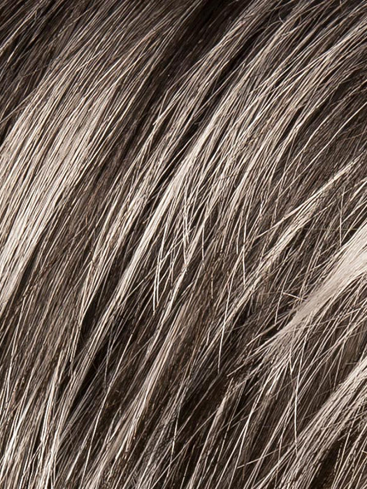 PEPPER LIGHTED 2.60 | Darkest Brown Blend with Silver White concentrated in the front