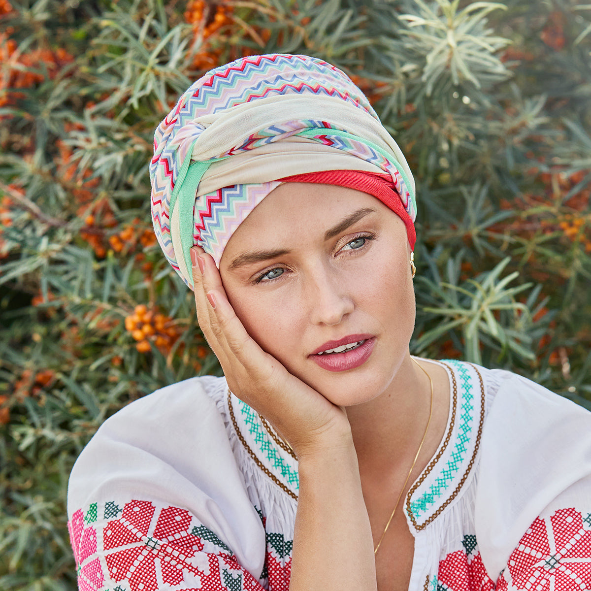 Noya Turban Printed