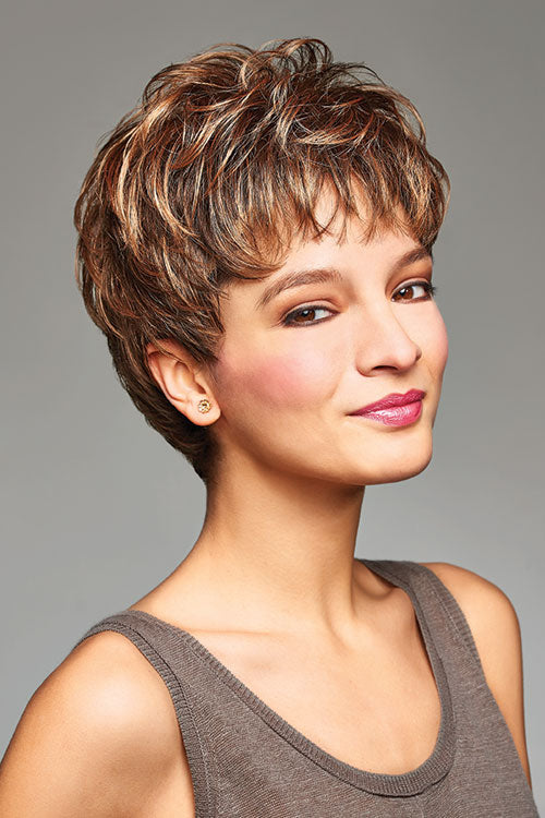 Henry Margu Amber|Medium Brown With Gold Blonde, Strawberry & Auburn Highlights