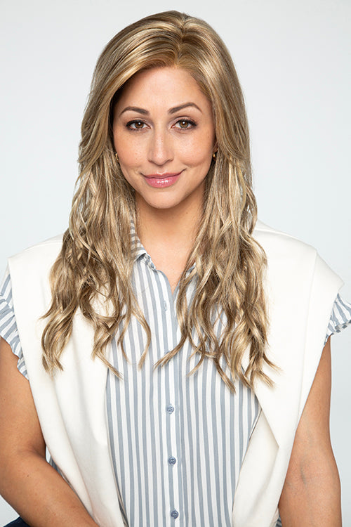 Henry Margu Willow|Light Golden Brown With Light Blonde And Gold Blonde Highlights