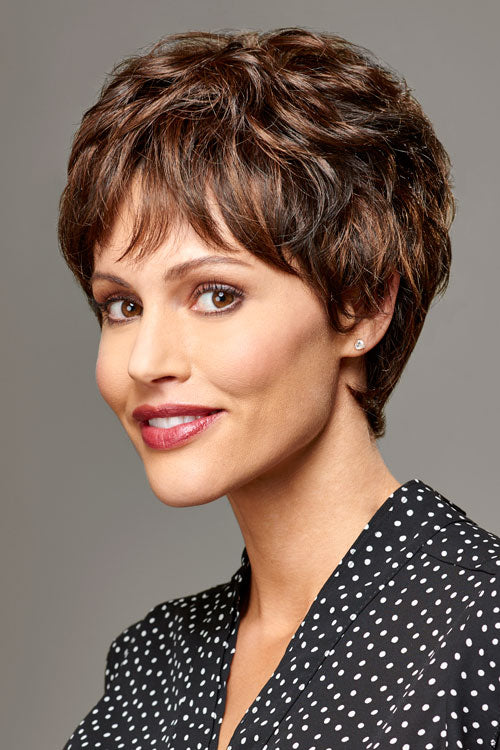 Henry Margu Trish|Dark Brown With Strawberry Highlights