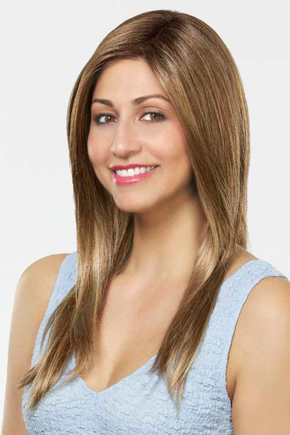 Henry Margu Morgan|Light Ash Brown With Gold Blonde Highlights And Dark Brown Roots