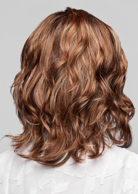 Henry Margu Kendall|Medium Brown With Strawberry & Gold Blonde Highlights And Medium Dark Brown Roots