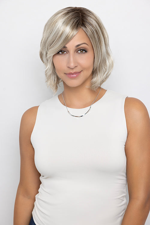 Henry Margu Hayden|Light Ash Blonde With Platinum Blonde Highlights And Medium Brown Roots