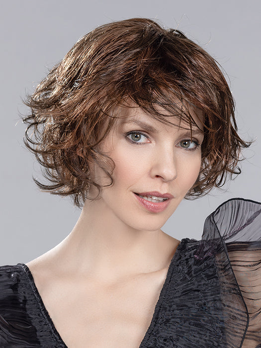 FLAIR MONO by ELLEN WILLE in CHOCOLATE MIX 830.6 | Medium Brown Blended with Light Auburn, and Dark Brown Blend