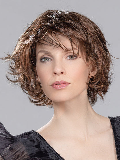 FLAIR MONO by ELLEN WILLE in CHOCOLATE MIX 830.6 | Medium Brown Blended with Light Auburn, and Dark Brown Blend