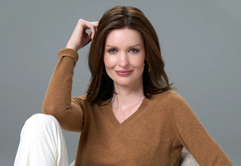 Envy Lisa Synthetic/Human Hair Blend - Mono Top