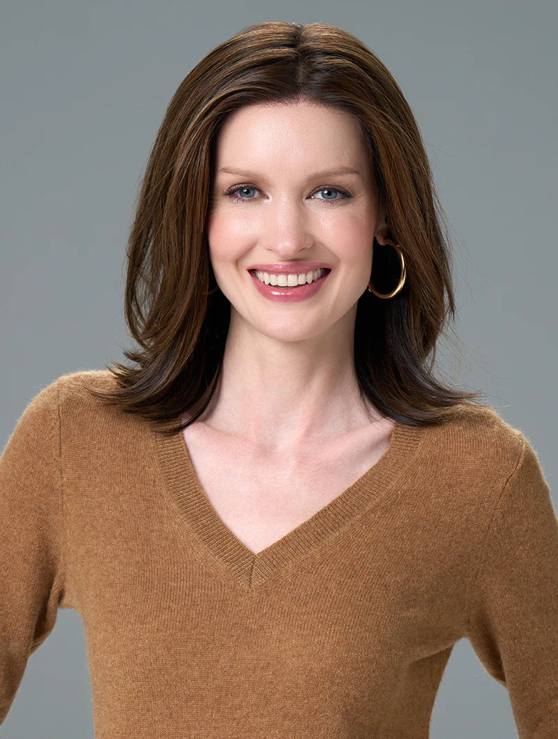 Envy Lisa Synthetic/Human Hair Blend - Mono Top