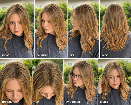 Locks and Tops Ginger Human Hair Wig