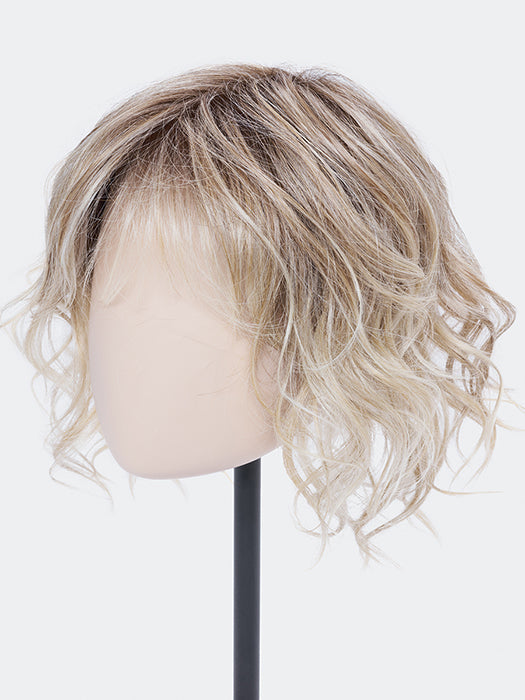 LOVELY by ELLEN WILLE in CHAMPAGNE ROOTED 16.25.24 | Medium Blonde and Lightest Ash Blonde blend with Lightest Golden Blonde and Shaded Roots