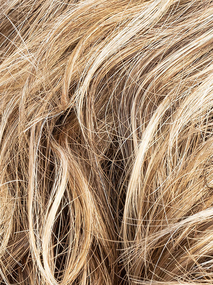 DARK SAND ROOTED 12.26.14 | Light Brown base with Lightest Ash Brown and Medium Honey Blonde blend and Dark Roots