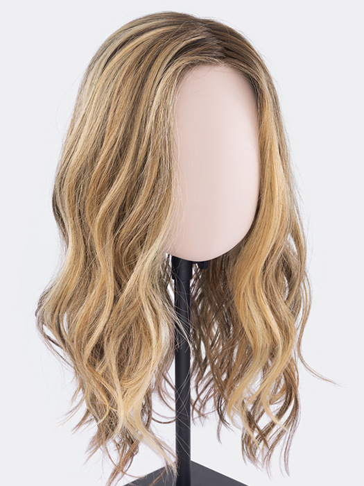 STREAM by ELLEN WILLE in BERNSTEIN ROOTED 12.26.19 | Lightest Brown and Light Golden Blonde with Light Honey Blonde Blend and Shaded Roots