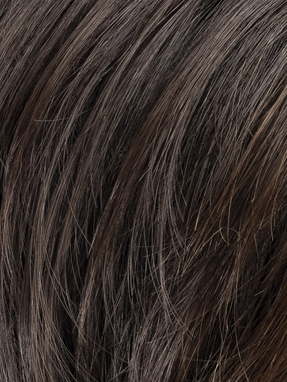DARK BROWN LIGHTED 2.4.8 | Black/Darkest Brown blend with Darkest/Medium Brown and Highlighted Bangs