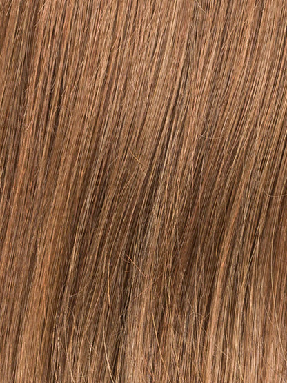 MOCCA ROOTED 830.27.12 | Medium Brown Blended with Light Auburn and Dark Strawberry Blonde with Lightest Brown Blend and Shaded Roots