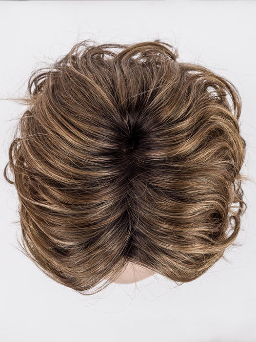 NOUGAT ROOTED 12.8.20 | Lightest Brown and Medium Brown with Light Strawberry Blonde Blend with Shaded Roots