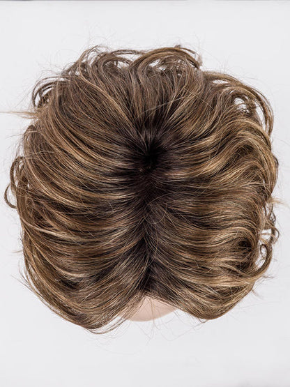NOUGAT ROOTED 12.8.20 | Lightest Brown and Medium Brown with Light Strawberry Blonde Blend with Shaded Roots
