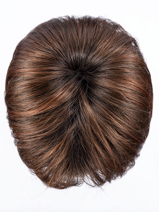 HOT CHOCOLATE ROOTED 6.130.33 | Dark Brown and Deep Copper Brown with Dark Auburn and Shaded Roots