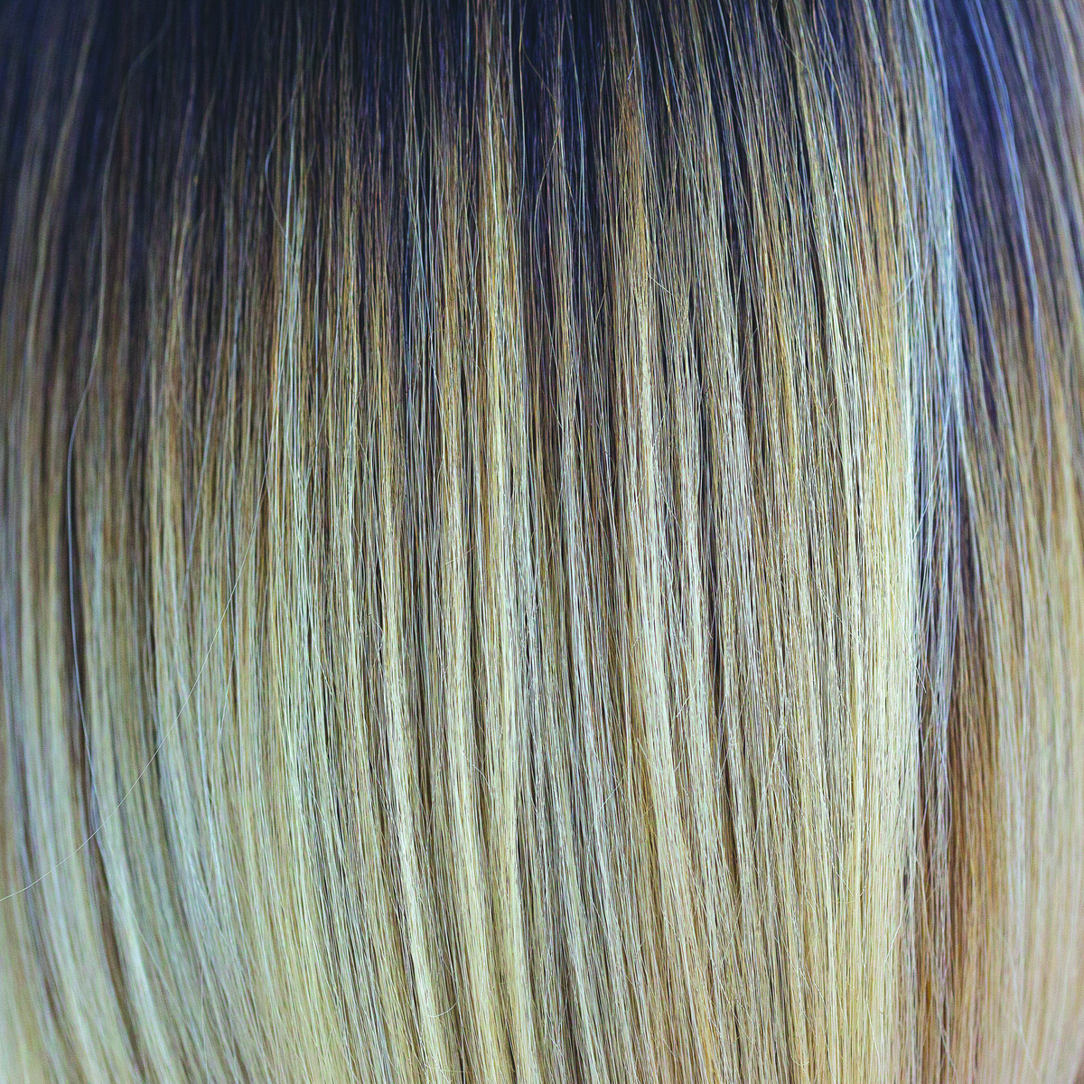 Blonde Ambition  -  This fashionable blond is a must have for the on trend customer who loves ombre and root stretched colors. Starting from a chocolate root then stretching into a butterscotch blond and finally melting into cream, gold and champagne blonds. Blonde Ambition is one of our high heat colors.