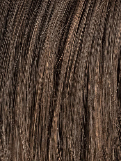 DARK CHOCOLATE ROOTED 4.33.2 | Warm Medium Brown, Dark Auburn, and Dark Brown Blend with Dark Brown Roots
