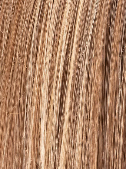 LIGHT BERNSTEIN ROOTED 12.26.27 | Light Auburn, Light Honey Blonde, and Light Reddish Brown Blend and Dark Roots