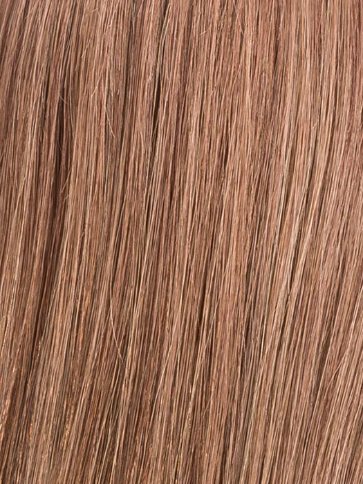 MOCCA ROOTED 830.27.12 | Medium Brown Blended with Light Auburn and Dark Strawberry Blonde with Lightest Brown Blend and Shaded Roots