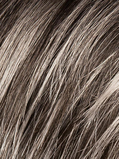 PEPPER LIGHTED 2.60 | Darkest Brown Blend with Silver White concentrated in the front