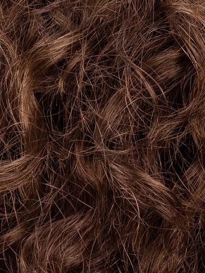 CHOCOLATE ROOTED 6.830 | Medium to Dark Brown base with Light Reddish Brown Highlights and Dark Roots