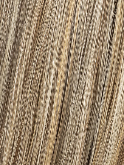 BERNSTEIN ROOTED 12.24.27 | Lightest Brown and Lightest Ash Blonde with Dark Strawberry Blonde Blend and Shaded Roots