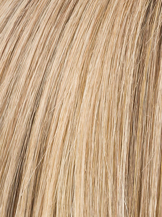 CARAMEL ROOTED 26.14.20 | Light Golden Blonde and Medium Ash Blonde with Light Strawberry Blonde Blend and Shaded Roots