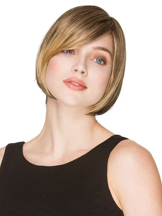 FRESH by ELLEN WILLE in LIGHT BERNSTEIN ROOTED 12.19.26 | Light Auburn, Light Honey Blonde, and Light Reddish Brown blend and Dark Roots