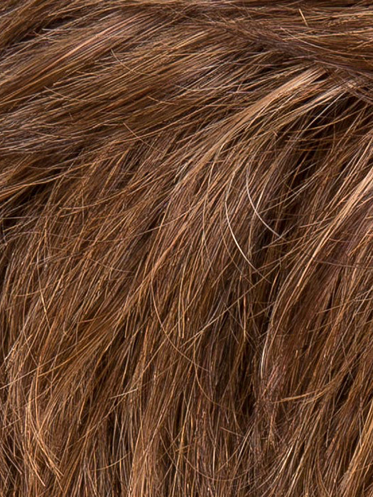 MOCCA ROOTED 830.27.12 | Medium Brown Blended with Light Auburn and Dark Strawberry Blonde with Lightest Brown Blend and Shaded Roots