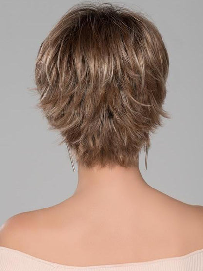 SKY by ELLEN WILLE in DARK SAND ROOTED 12.22.27 | Lightest Brown with Light Neutral Blonde and Dark Strawberry Blonde Blend with Shaded Roots