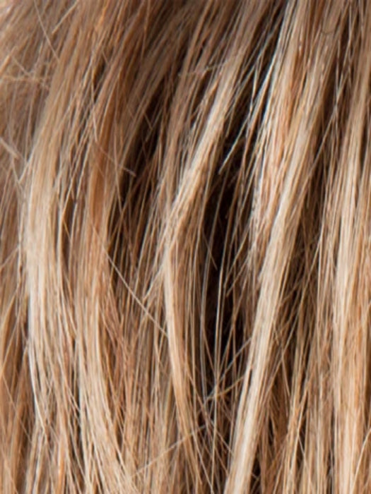 LIGHT BERNSTEIN ROOTED 12.26.27 | Light Auburn, Light Honey Blonde, and Light Reddish Brown blend and Dark Roots