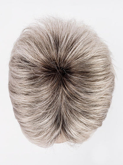 STONE GREY ROOTED 56.60.48 | Lightest Brown Blended with Grey and Pearl White with Shaded Roots