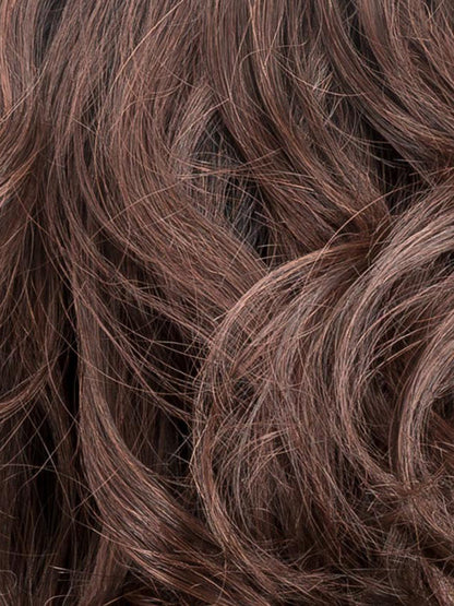 DARK CHOCOLATE ROOTED 4.33.2 | Darkest Brown and Dark Auburn with Black/Dark Brown Blend