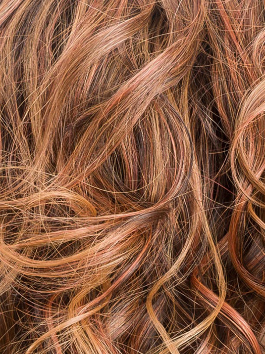 HOT HAZELNUT ROOTED 30.31.33 | Light Auburn and Light Reddish Auburn with Dark Auburn Blend with Shaded Roots