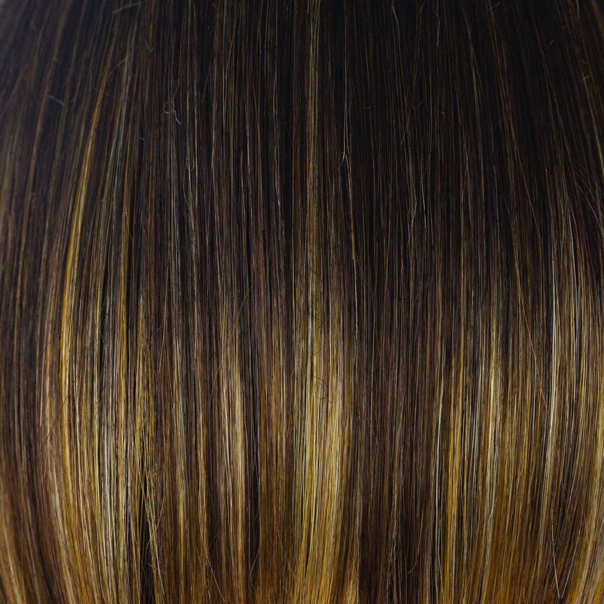 Honeycomb Brown  -  Luxurious medium chocolate base with a medium yellow gold peek-a-boo highlight. Honeycomb Brown's unique underlight placement creates a trendy vibe.