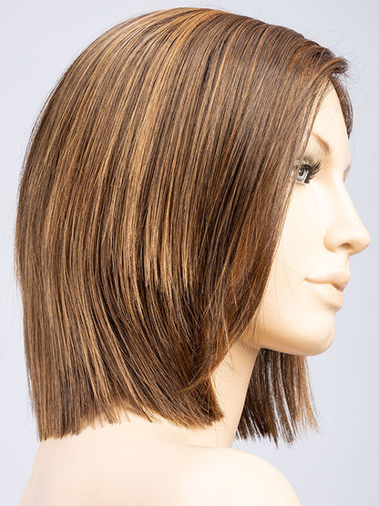 CHOCOLATE ROOTED 830.6.27 | Medium Brown Blended with Light Auburn, Dark Brown and Dark Strawberry Blonde with Dark Shaded Roots