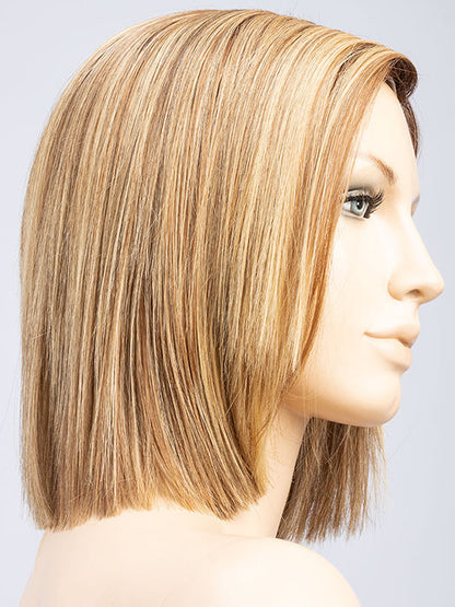 LIGHT BERNSTEIN ROOTED 12.26.27 | Lightest Brown, Light Golden Blonde and Dark Strawberry Blonde Blend with Dark Shaded Roots