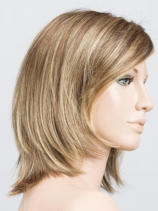 BERNSTEIN ROOTED 830.26.19 | Medium Brown/Light Auburn Blend and Light Golden Blonde with Light Honey Blonde Blend and Shaded Roots