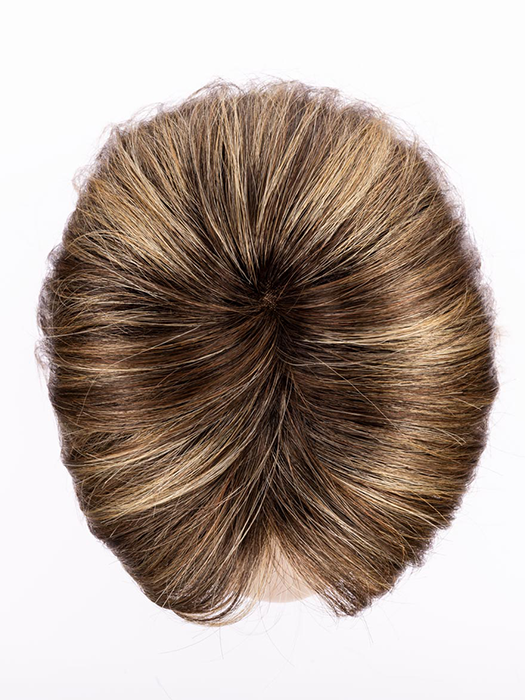 BERNSTEIN ROOTED 830.26.19 | Medium Brown/Light Auburn Blend and Light Golden Blonde with Light Honey Blonde Blend and Shaded Roots