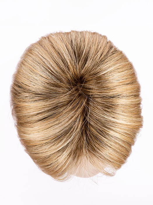 LIGHT CARAMEL ROOTED 26.19.20 | Light Golden Blonde and Light Honey Blonde blended with Light Strawberry Blonde with Shaded Roots