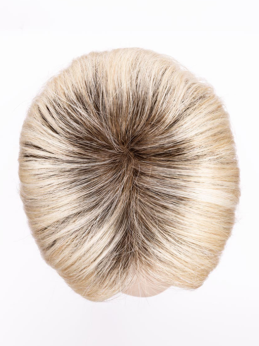 LIGHT CHAMPAGNE ROOTED 23.25.26 | Lightest Pale Blonde and Lightest/Light Golden Blonde Blend with Shaded Roots