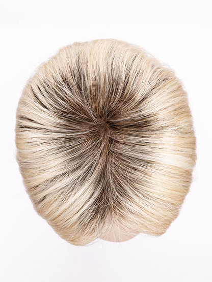 LIGHT CHAMPAGNE ROOTED 23.25.26 | Lightest Pale Blonde and Lightest/Light Golden Blonde Blend with Shaded Roots