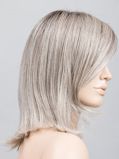 STONEGREY ROOTED 58.51.56 | Grey with Black/Dark Brown and Lightest Blonde Blend with Shaded Roots