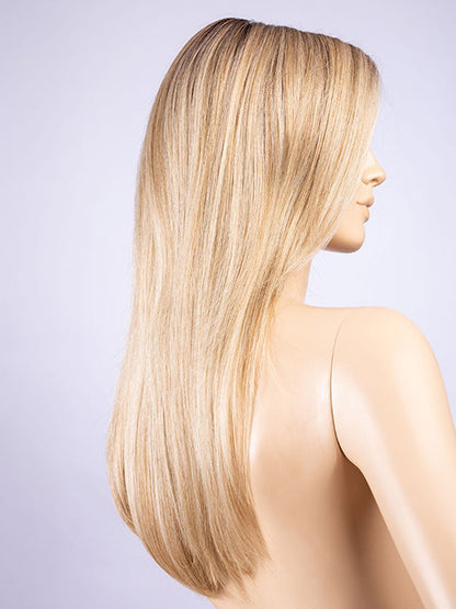 CHAMPAGNE ROOTED 24.25.20 | Lightest Ash Blonde and Lightest Golden Blonde with Light Strawberry Blonde Blend and Shaded Roots