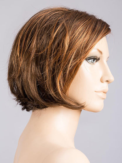 HAZELNUT ROOTED 830.28.6 | Medium Brown base with Medium Reddish Brown and Copper Red Highlights and Dark Roots