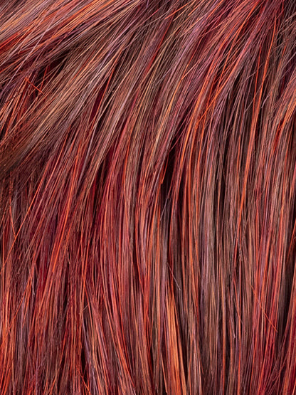 HOT FLAME MIX 132.133 | Bright Cherry Red and Dark Burgundy Mix