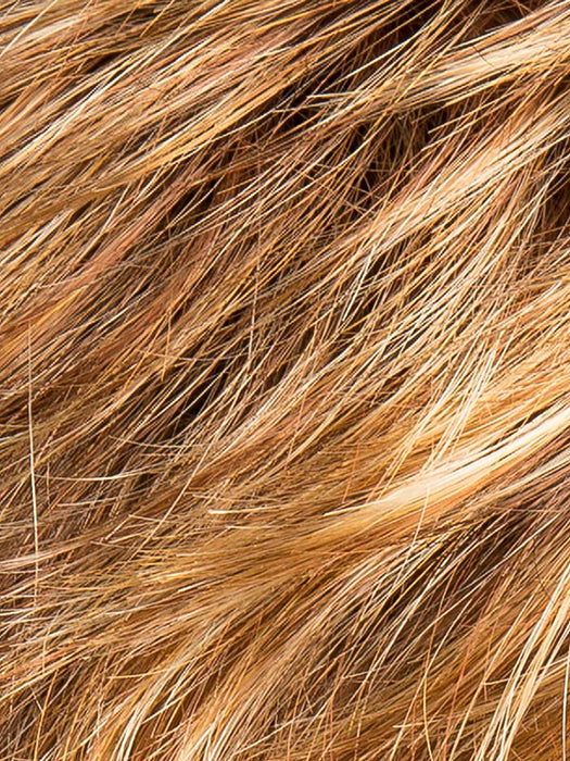 COGNAC ROOTED 31.19.27 | Light Reddish Auburn and Light Honey Blonde with Dark Strawberry Blonde Blend and Shaded Roots  | DISCONTINUED COLOR