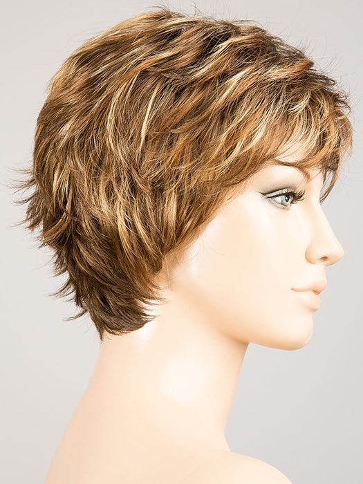 TOBACCO ROOTED 12.26.27 | Lightest Brown, Light Golden Blonde, and Dark Strawberry Blonde Blend with Shaded Roots